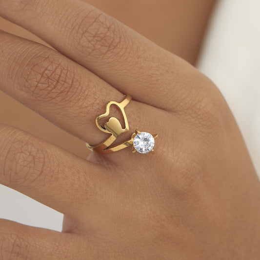 Shining Heart Ring