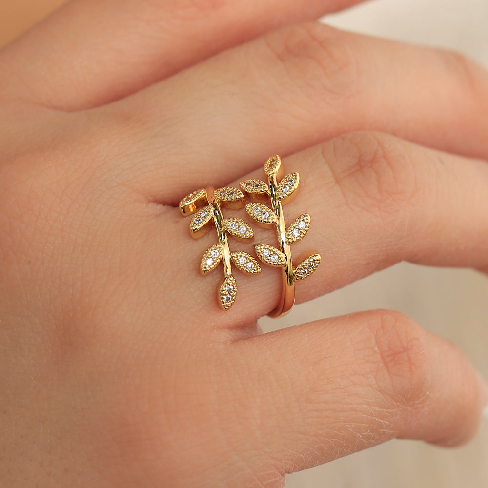 Spiral Flowers Ring