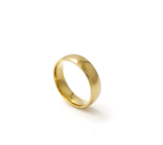 Stainless Steel Gold Ring